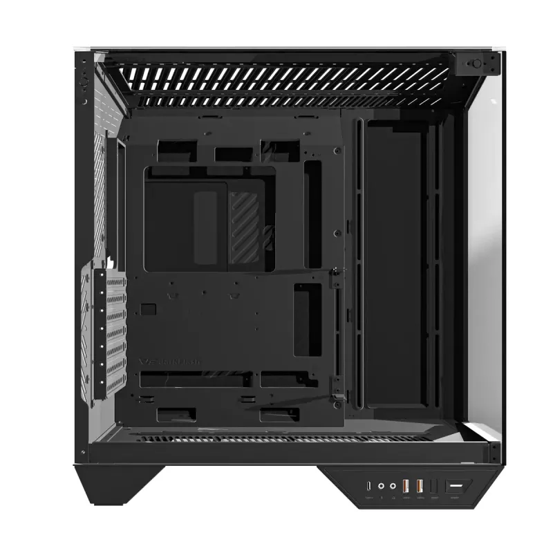 Obudowa PC Darkflash DY470 Full Tower — czarna, SPCC, obsługuje ITX/ATX, HDD 3,5 cala/2,5 cala, 1x tylny 120 mm, wentylatory boczne 120 mm