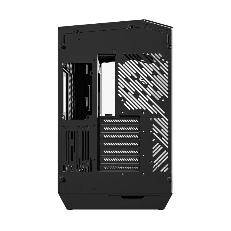 Obudowa PC Darkflash DY470 Full Tower — czarna, SPCC, obsługuje ITX/ATX, HDD 3,5 cala/2,5 cala, 1x tylny 120 mm, wentylatory boczne 120 mm