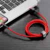 Kabel Lightning Baseus CALKLF-A09 0,5 m Czerwony