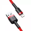Kabel Lightning Baseus CALKLF-A09 0,5 m Czerwony