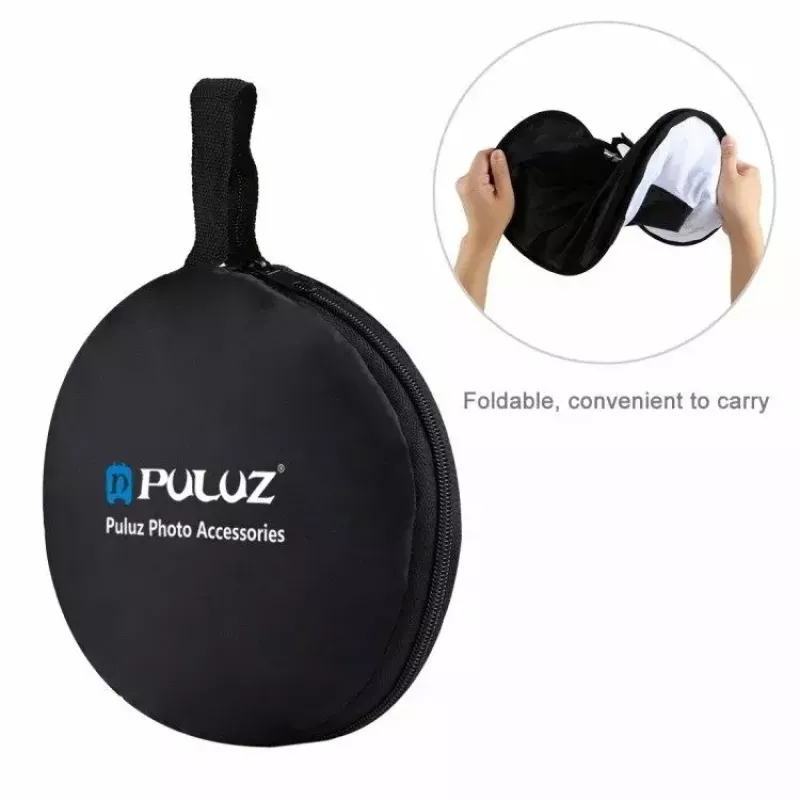 Dyfuzor softbox Puluz PU5145 45 cm okrągły lekki do oświetlenia fotograficznego