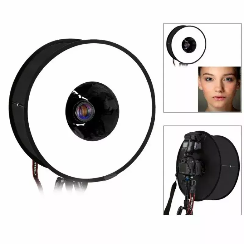 Dyfuzor softbox Puluz PU5145 45 cm okrągły lekki do oświetlenia fotograficznego