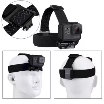Adapter montażowy do kamer sportowych Puluz uniwersalny uchwyt na głowę do kompatybilnych ramek i obudów GoPro HERO9