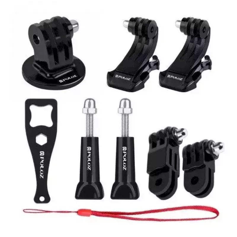 Zestaw akcesoriów Puluz PKT11 do kamer sportowych — 20 sztuk, kompatybilny z Osmo Action 5 Pro