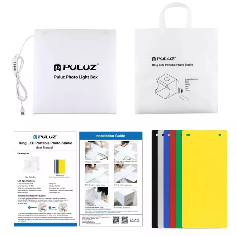 Photo Lightbox Puluz PU5030 6500K USB
