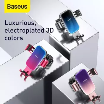 Uchwyt pasywny Baseus Glaze Gravity Telefon komórkowy Czarny