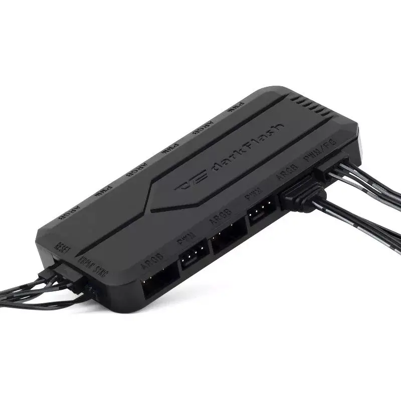 Kontroler wentylatora darkFlash RC2 4-pin PWM Szary