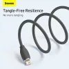 Kabel USB 2.0 Baseus Jelly Lightning na USB-A 1,2 m, czarny