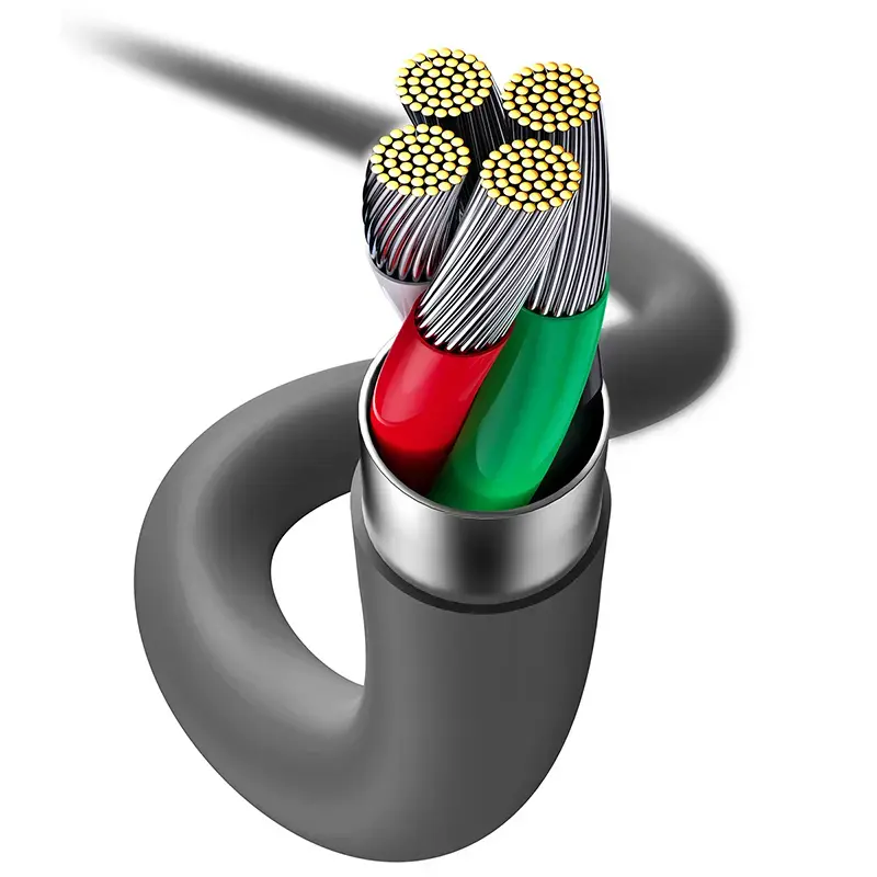 Kabel USB 2.0 Baseus Jelly Lightning na USB-A 1,2 m, czarny
