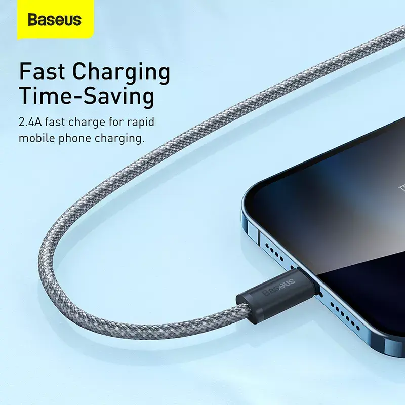 Baseus Dynamic 2m Szary Kabel Lightning na USB A
