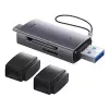 Czytnik kart Baseus Memory Card Reader Lite Series WKQX060113 obsługa USB i USB-C