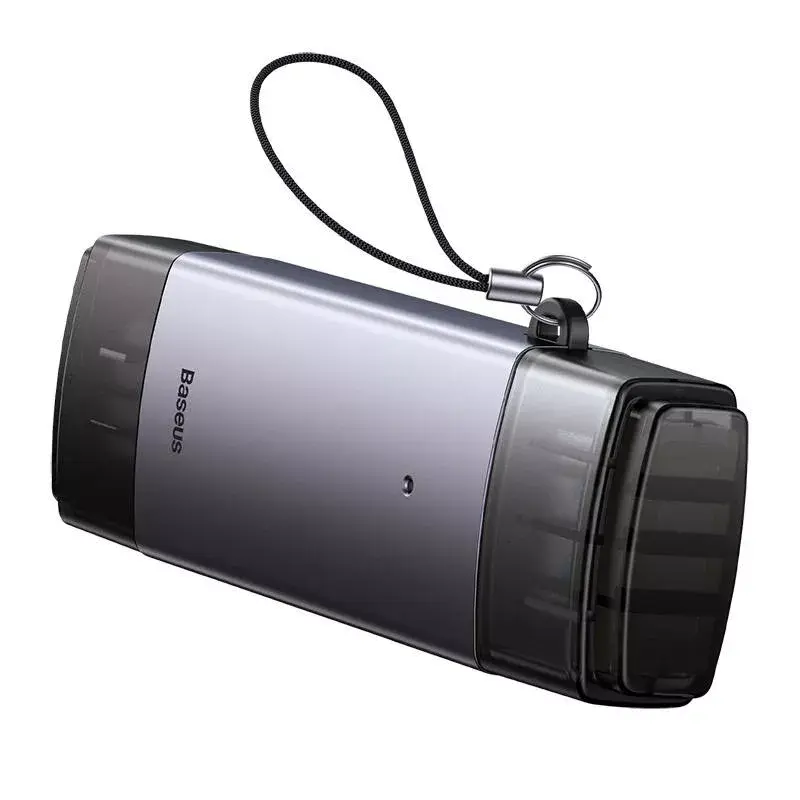 Czytnik kart Baseus Memory Card Reader Lite Series WKQX060113 obsługa USB i USB-C