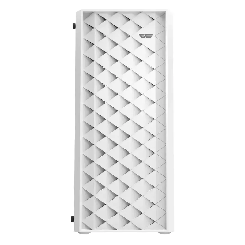 Komputer obudowa Darkflash DK351 biały Midi Tower, Micro ATX/ATX/ITX, szkło hartowane, biały, 200×390×450 mm
