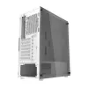 Komputer obudowa Darkflash DK351 biały Midi Tower, Micro ATX/ATX/ITX, szkło hartowane, biały, 200×390×450 mm