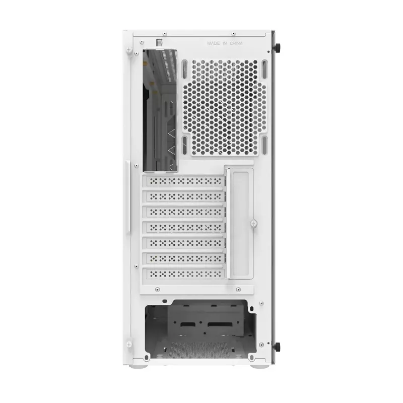 Komputer obudowa Darkflash DK351 biały Midi Tower, Micro ATX/ATX/ITX, szkło hartowane, biały, 200×390×450 mm