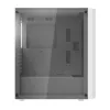 Komputer obudowa Darkflash DK351 biały Midi Tower, Micro ATX/ATX/ITX, szkło hartowane, biały, 200×390×450 mm