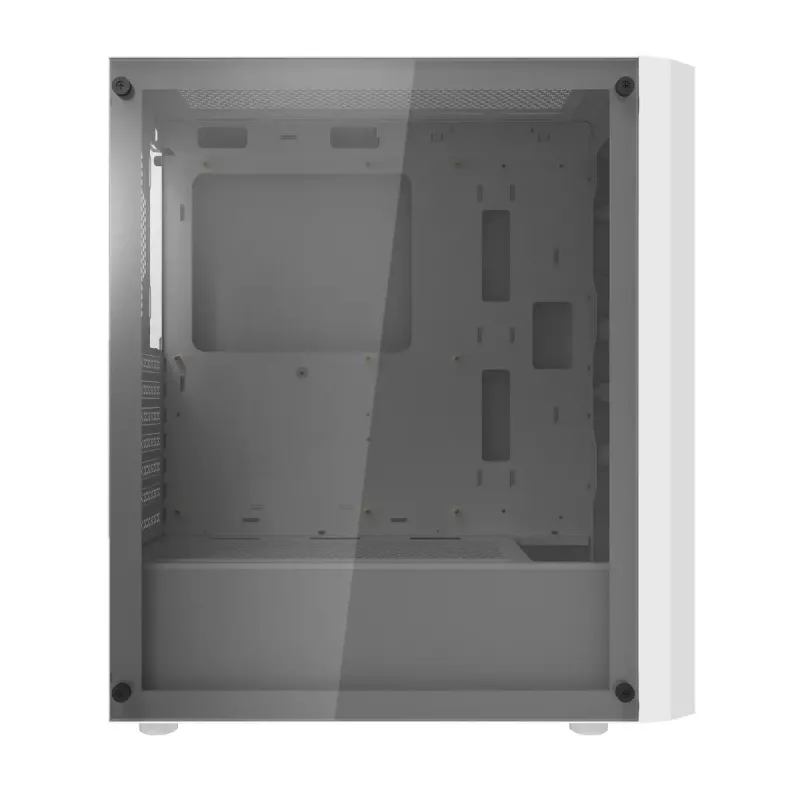 Komputer obudowa Darkflash DK351 biały Midi Tower, Micro ATX/ATX/ITX, szkło hartowane, biały, 200×390×450 mm