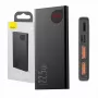 Powerbank Baseus Adaman Metal, litowo-jonowy 10000mAh, 2xUSB, USB-C, Lightning, MicroUSB 22.5W (czarny)