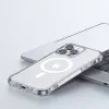 Przezroczysta magnetyczna obudowa ochronna Joyroom JR-14H5 do iPhone'a 14 z MagSafe i pierścieniem magnetycznym, przezroczysta