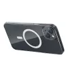 Etui na telefon Baseus Magnetic Crystal Clear dla iPhone 13, przezroczyste, ze szkłem hartowanym na ekran