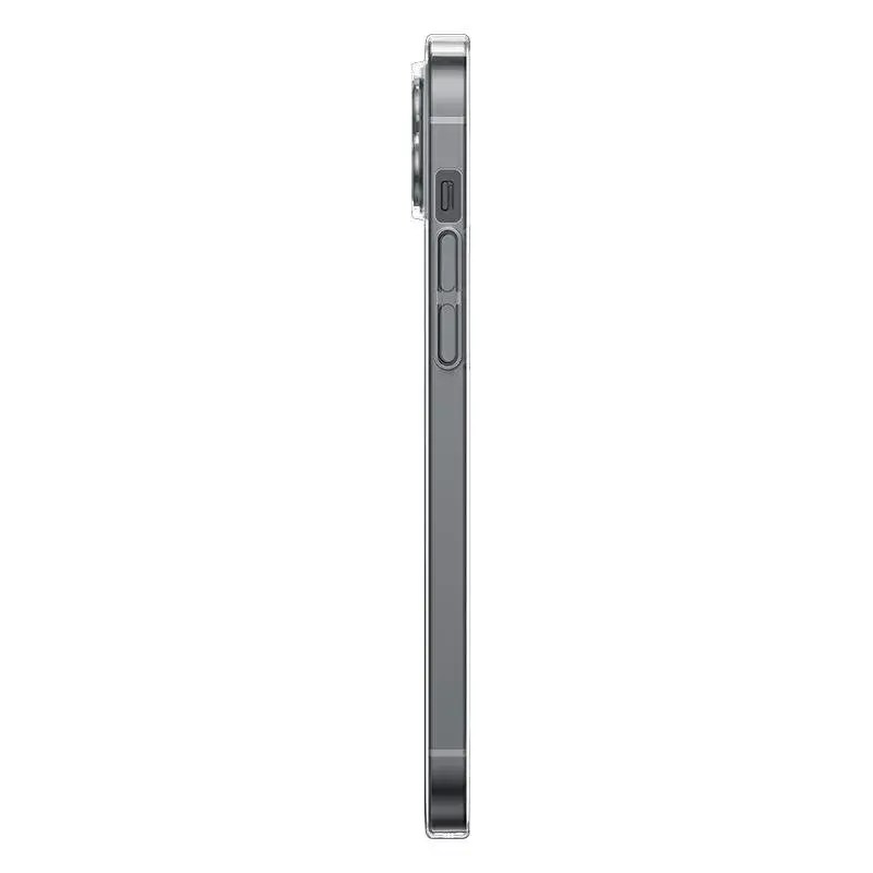 Etui na telefon Baseus Magnetic Crystal Clear dla iPhone 13, przezroczyste, ze szkłem hartowanym na ekran