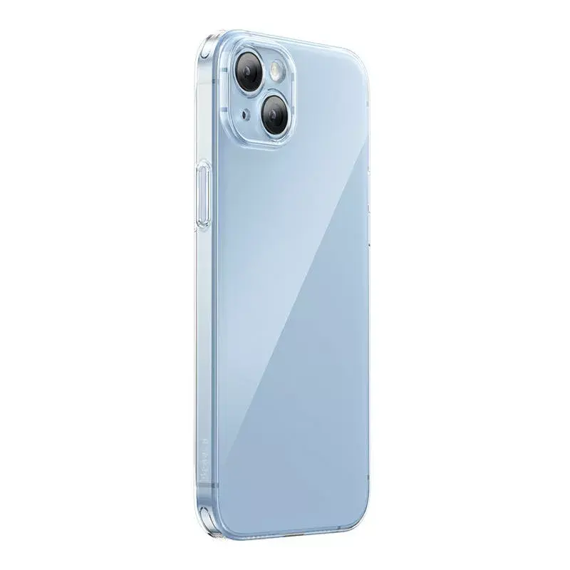 Ochronne przezroczyste etui ze szkłem hartowanym firmy Baseus do iPhone 14 Plus (P60112202201-02)