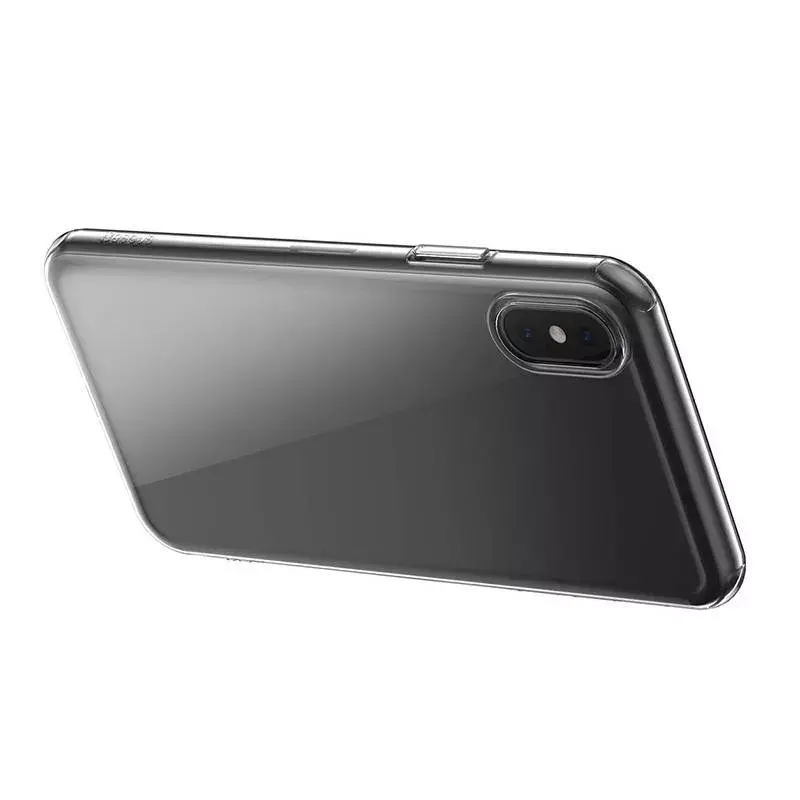 Przezroczyste cienkie lekkie etui Baseus do iPhone XS Max — przezroczysta osłona ochronna