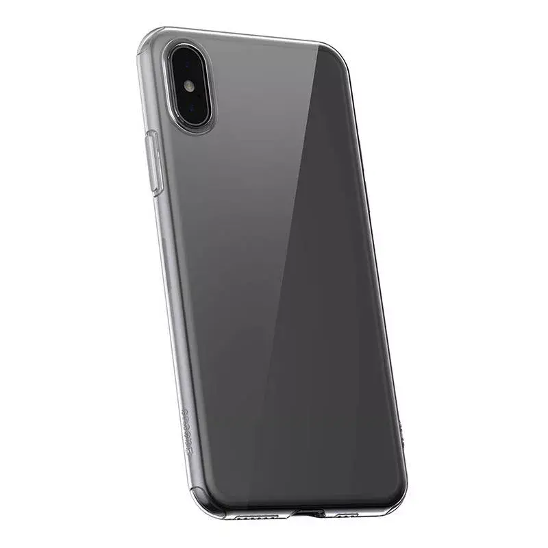 Przezroczyste cienkie lekkie etui Baseus do iPhone XS Max — przezroczysta osłona ochronna