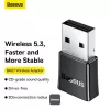 Baseus BA07 Mini adapter Bluetooth do PC, bezprzewodowy odbiornik Bluetooth USB 5.3 - czarny