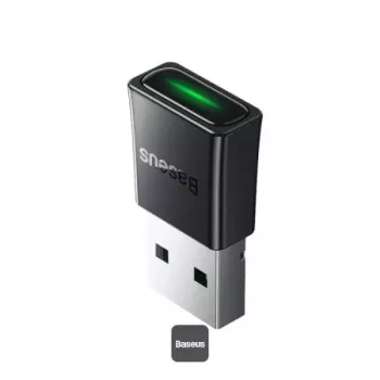 Baseus BA07 Mini adapter Bluetooth do PC, bezprzewodowy odbiornik Bluetooth USB 5.3 - czarny