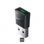 Baseus BA07 Mini adapter Bluetooth do PC, bezprzewodowy odbiornik Bluetooth USB 5.3 - czarny