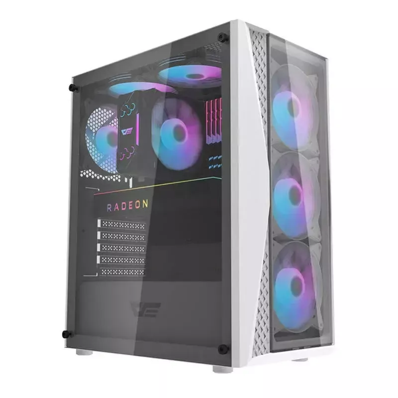Obudowa komputerowa Darkflash DK352 Plus ATX czarno-biała