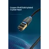 Ethernet patch kabel Vention Cat.8 S/FTP 1 m Czarny RJ-45 Gold-plated