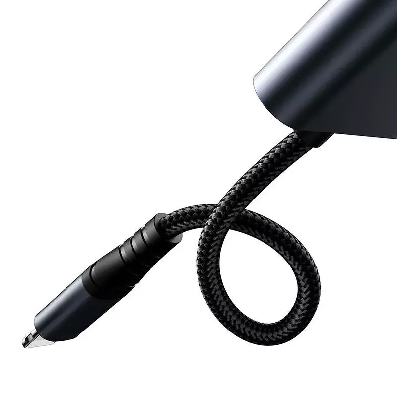 adapter audio 2w1 Joyroom SY-L01 Lightning na 3,5 mm + Lightning, czarny