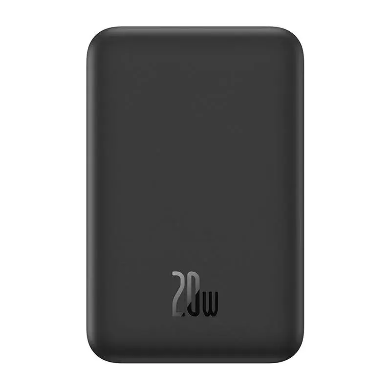 Magnetyczny mini powerbank Baseus 5000 mAh 20 W (czarny)