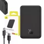 Magnetyczny mini powerbank Baseus 5000 mAh 20 W (czarny)