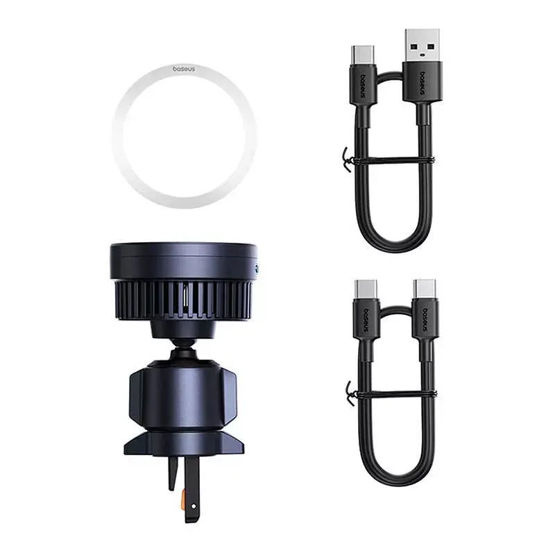 Uchwyt samochodowy Baseus MagPro C40164100121-01 15W Qi2.0 czarny – magnetyczna ładowarka bezprzewodowa do telefonów zgodnych z Qi2.0