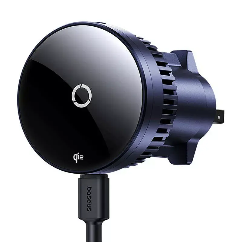 Uchwyt samochodowy Baseus MagPro C40164100121-01 15W Qi2.0 czarny – magnetyczna ładowarka bezprzewodowa do telefonów zgodnych z Qi2.0