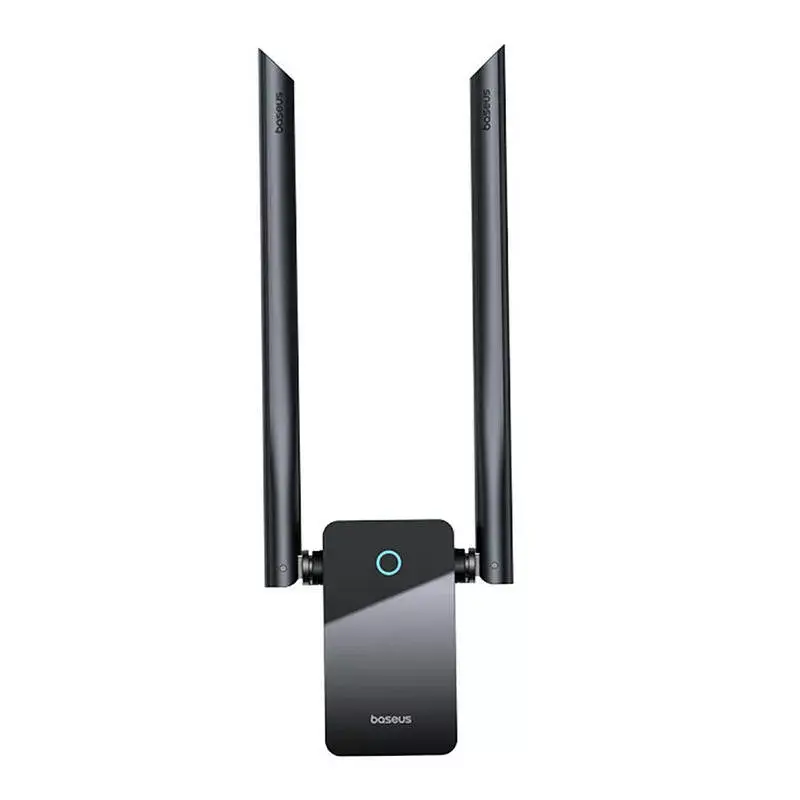 Adapter WiFi Baseus FastJoy 1800Mbps czarny — dwuzakresowa sieciowa karta USB