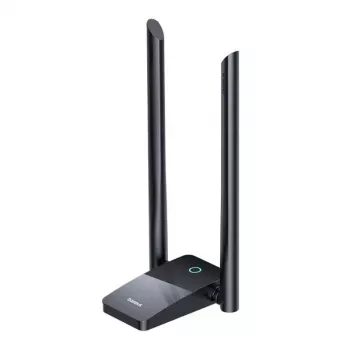 Adapter WiFi Baseus FastJoy 1800Mbps czarny — dwuzakresowa sieciowa karta USB
