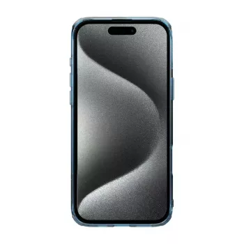 Etui TPU Nillkin Nature dla iPhone 16 Plus — magnetyczne, niebieskie, smukła osłona ochronna