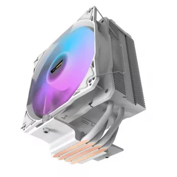 Chłodzenie powietrzne Darkflash Z4 Pro Mist biały — wentylator 120 mm, łożysko hydrauliczne, TDP 200 W, obsługa AM5/AM4/LGA1700/1200/115x