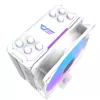 Chłodzenie powietrzne Darkflash Z4 Pro Mist biały — wentylator 120 mm, łożysko hydrauliczne, TDP 200 W, obsługa AM5/AM4/LGA1700/1200/115x