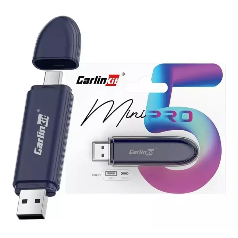 Carlinkit Car Media Receiver MINI PRO — czarny, 81,3×21×10,5 mm