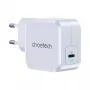 Ładowarka sieciowa USB-C CHOETECH PD8007 45W EU biała – USB‑C PD 45W