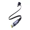 Ładowarka samochodowa Baseus Enjoyment Max 60W ze zintegrowanymi kablami USB-C, wyjście 60W