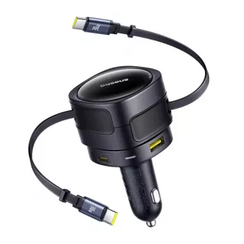 Ładowarka samochodowa Baseus Enjoyment Max 90W z portami USB-C i USB-A