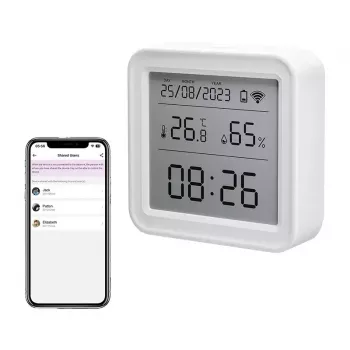 Czujnik temperatury i wilgotności Gosund ST17 Zigbee z wyświetlaczem LCD