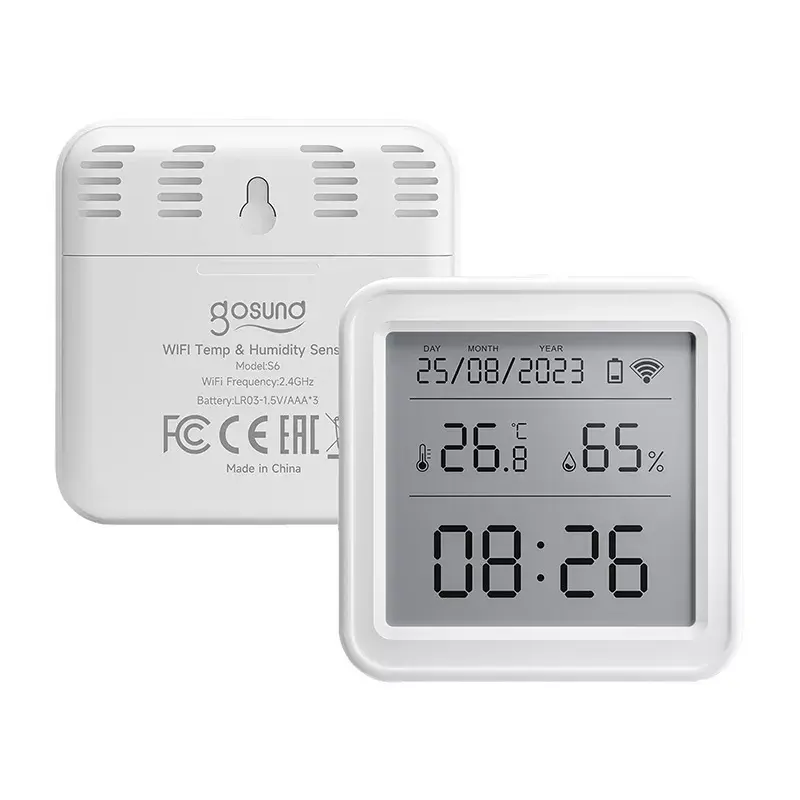 Czujnik temperatury i wilgotności Gosund ST17 Zigbee z wyświetlaczem LCD