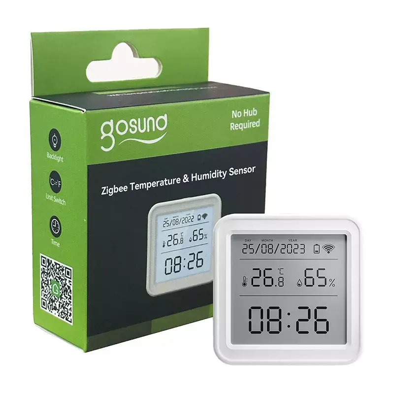Czujnik temperatury i wilgotności Gosund ST17 Zigbee z wyświetlaczem LCD